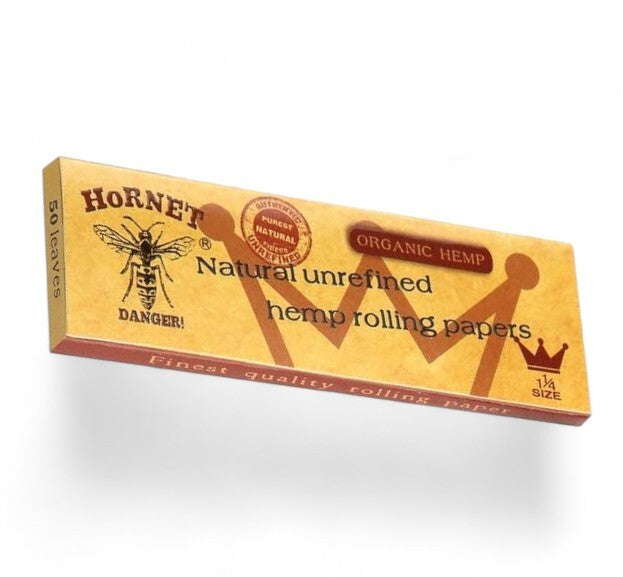 Hornet 1 1/4 Organic Unrefined Rolling Papers - 50 Leaves