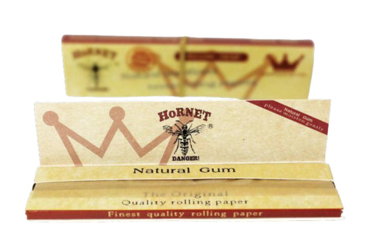 Hornet Regular Size Organic Unrefined Rolling Papers (50 Leaves Per Booklet)