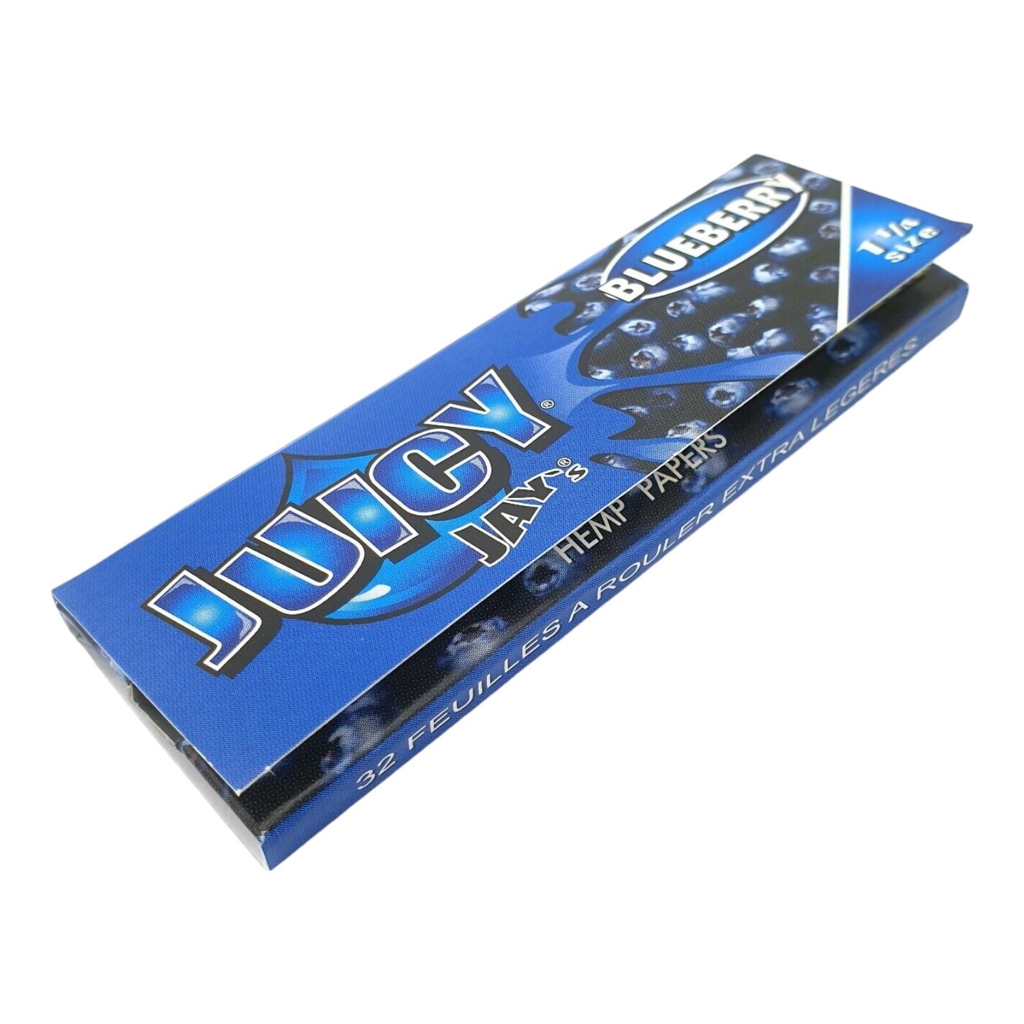 Juicy Jays Blueberry 1 1/4 Flavoured Hemp Rolling Papers