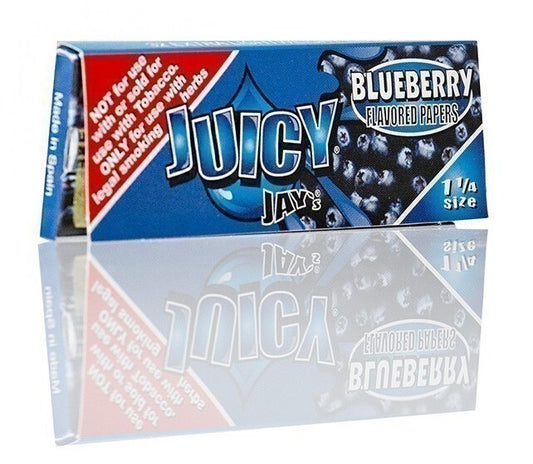 Juicy Jays Blueberry 1 1/4 Flavoured Hemp Rolling Papers