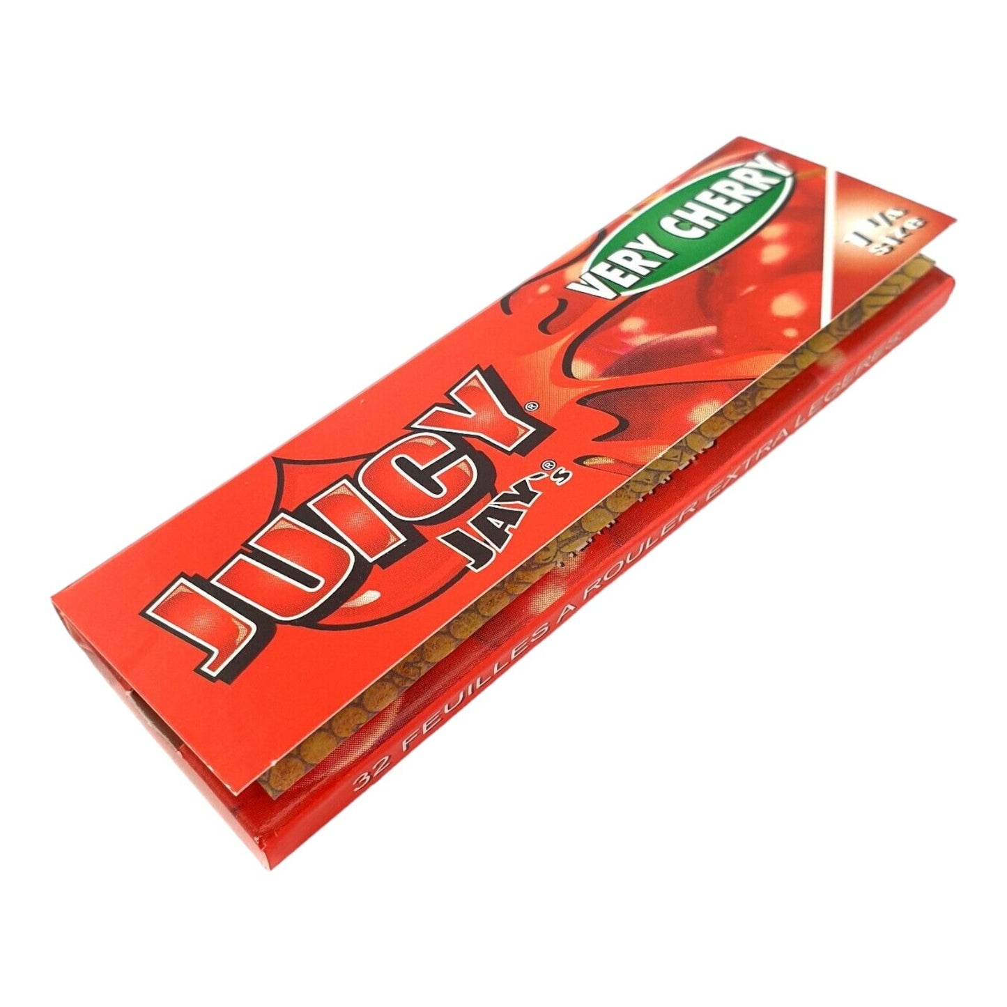 Juicy Jays Very Cherry 1 1/4 Flavoured Hemp Rolling Papers