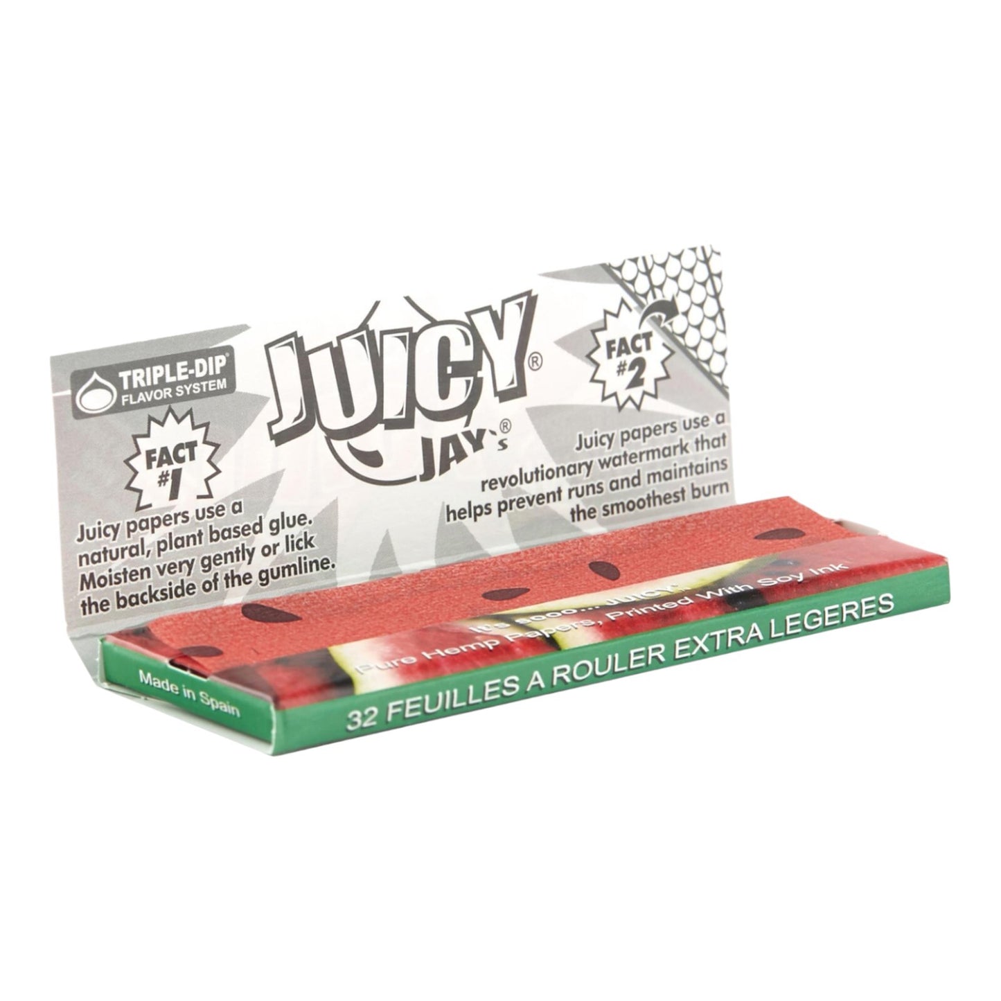 Juicy Jays Watermelon 1 1/4 Flavoured Hemp Rolling Papers