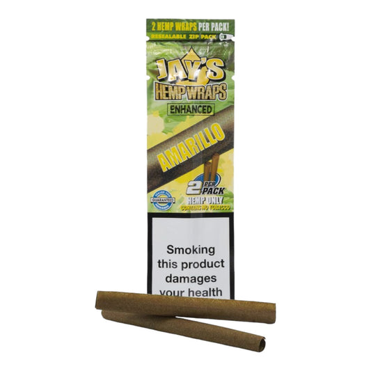 Juicy Jays Amarillo Flavour Natural Wraps (2 Wraps Per Pack)