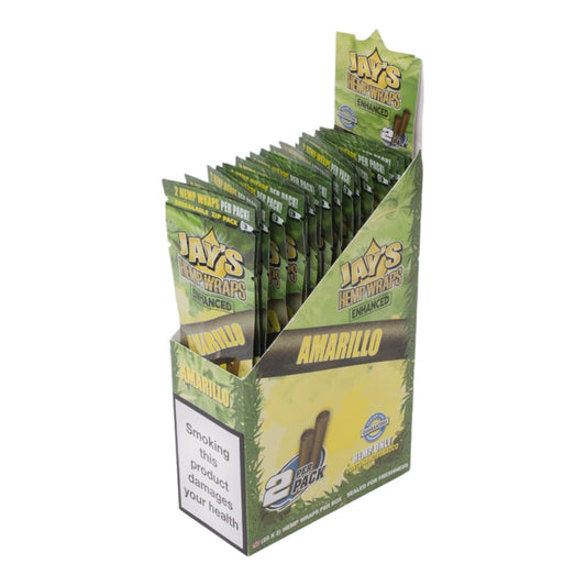 Box of 25 Juicy Jays Amarillo Flavour Natural Wraps