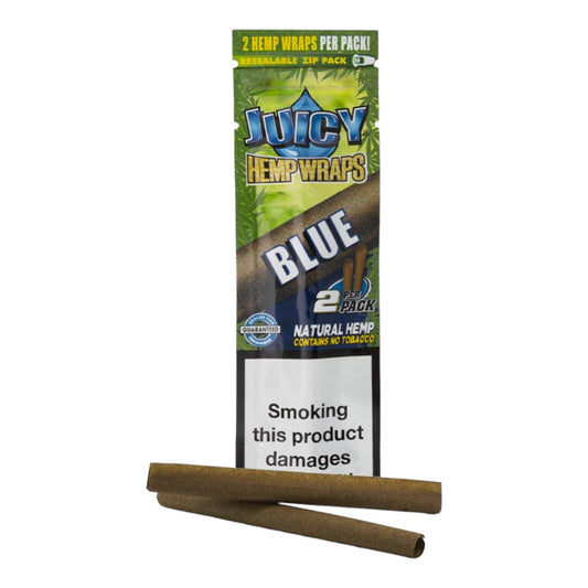 Juicy Jays Blue Flavour Natural Wraps (2 Wraps Per Pack)