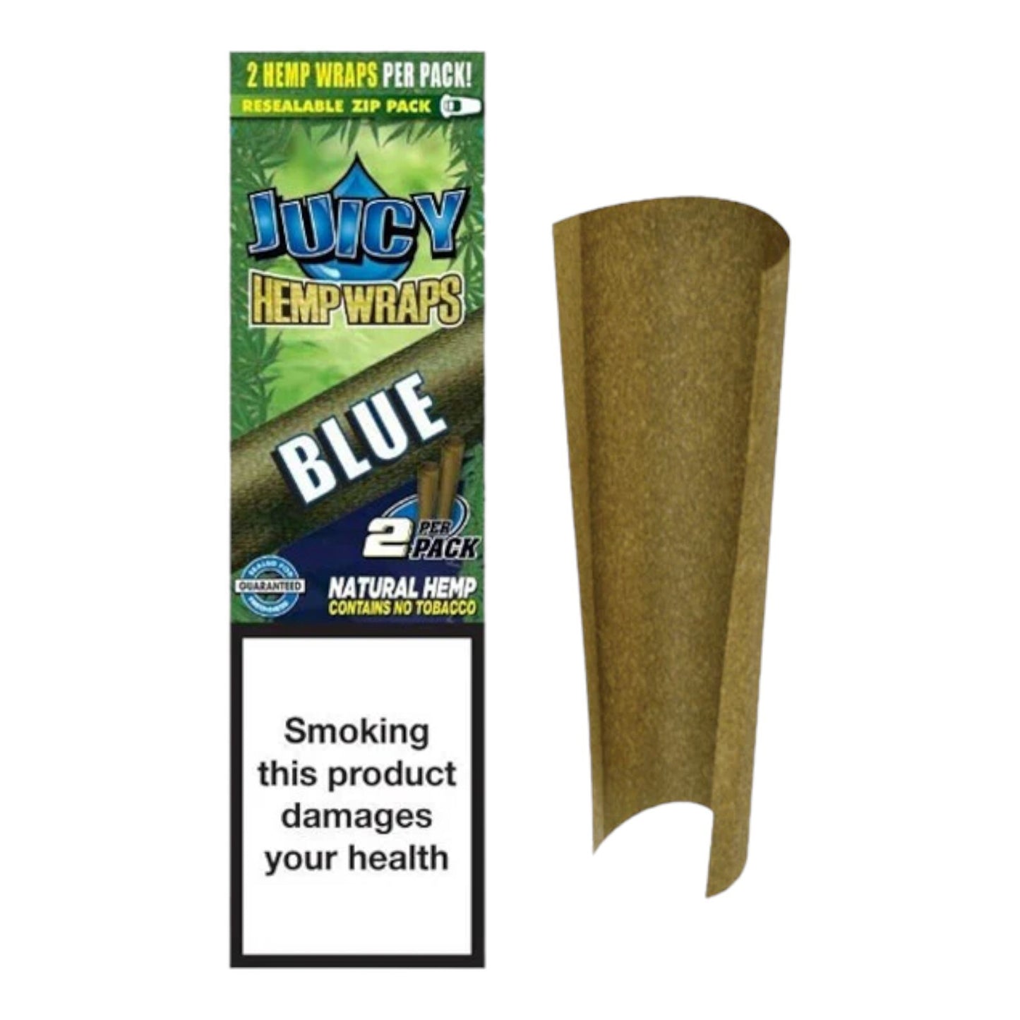 Box of 25 Juicy Jays Blue Flavour Natural Wraps