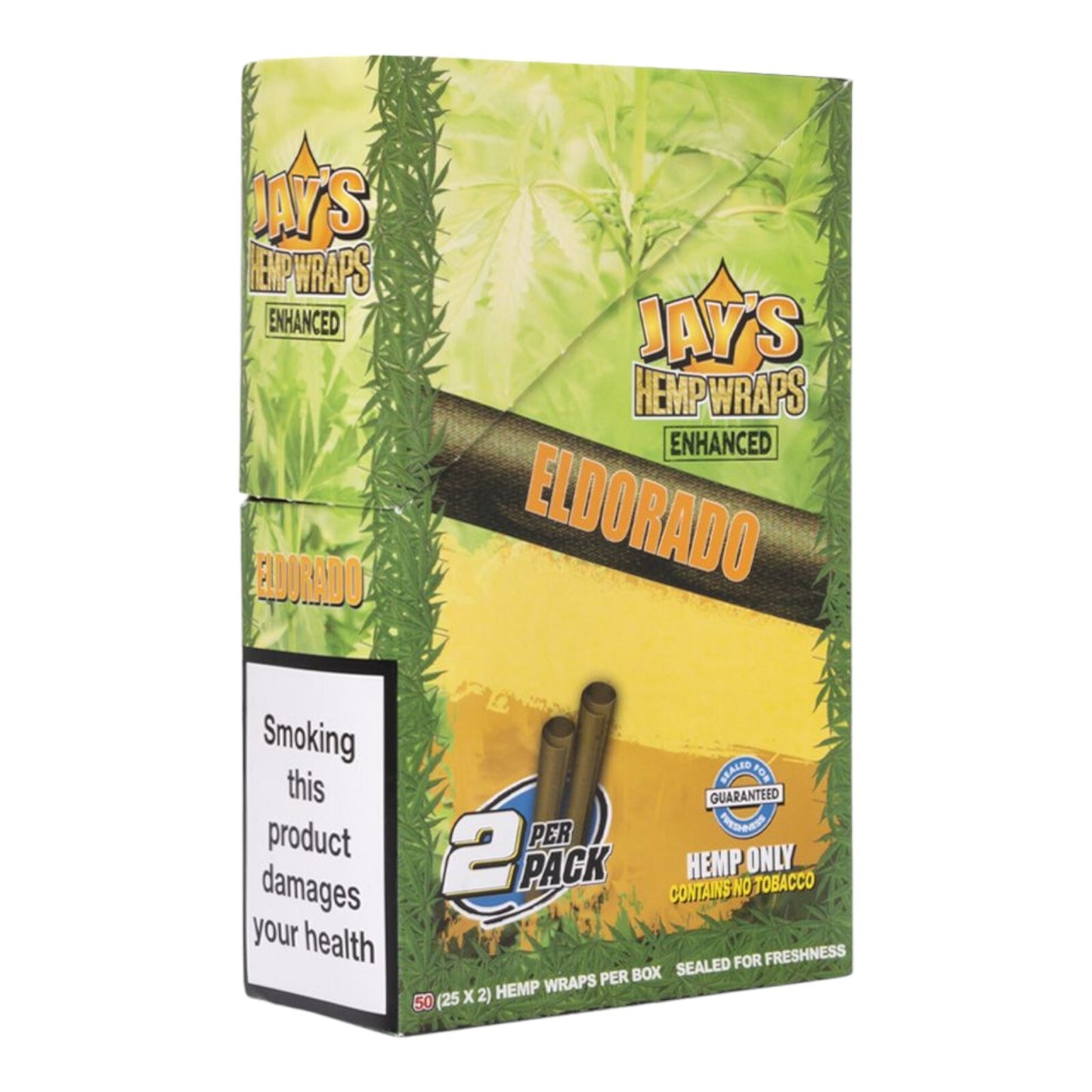 Box of 25 Juicy Jays Eldorado Flavour Natural Wraps