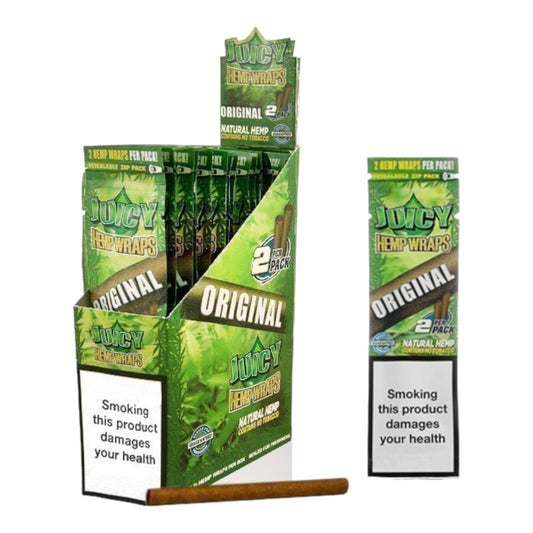 Box of 25 Juicy Jays Original Flavour Natural Wraps