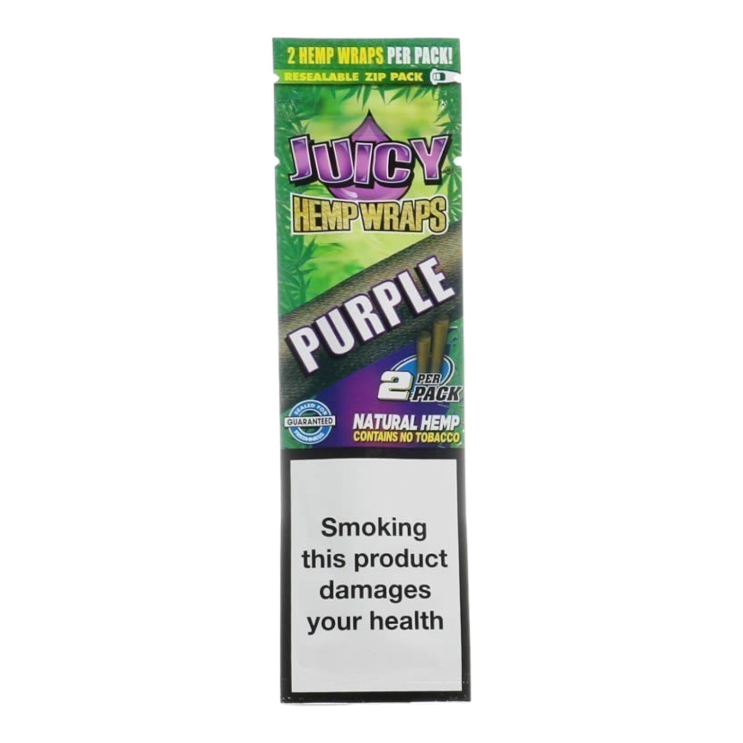 Juicy Jays Purple Flavour Natural Wraps (2 Wraps Per Pack)