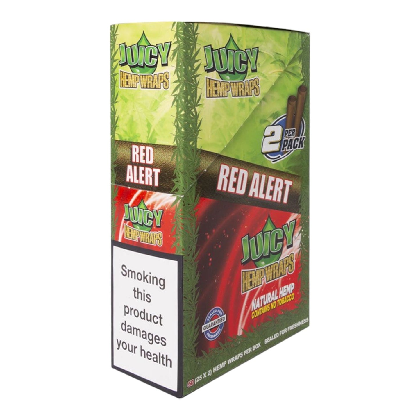 Box of 25 Juicy Jays Red Alert Flavour Natural Wraps