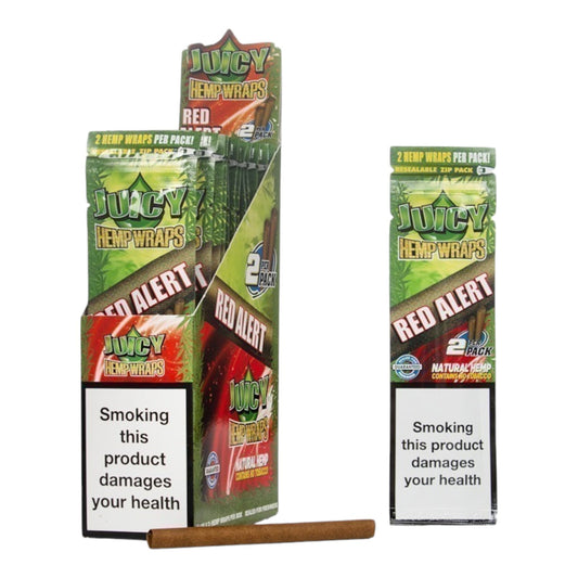 Box of 25 Juicy Jays Red Alert Flavour Natural Wraps