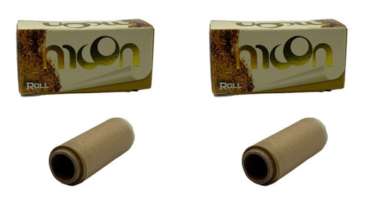 Moon Organic Natural Rolling Paper 4 Meter Rolls (2 Pack)