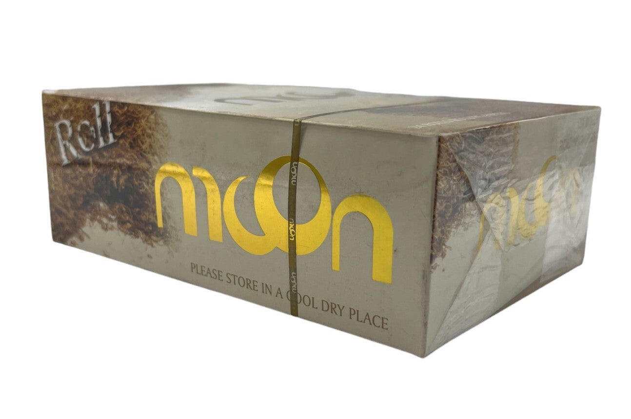 Box of 24 Moon Organic Natural Rolling Paper 4 Meter Rolls