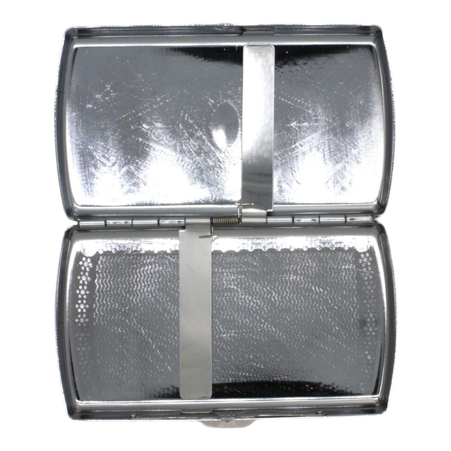 2 Packs Portable Metal Cigarette Case Classic 12-Piece - Assorted