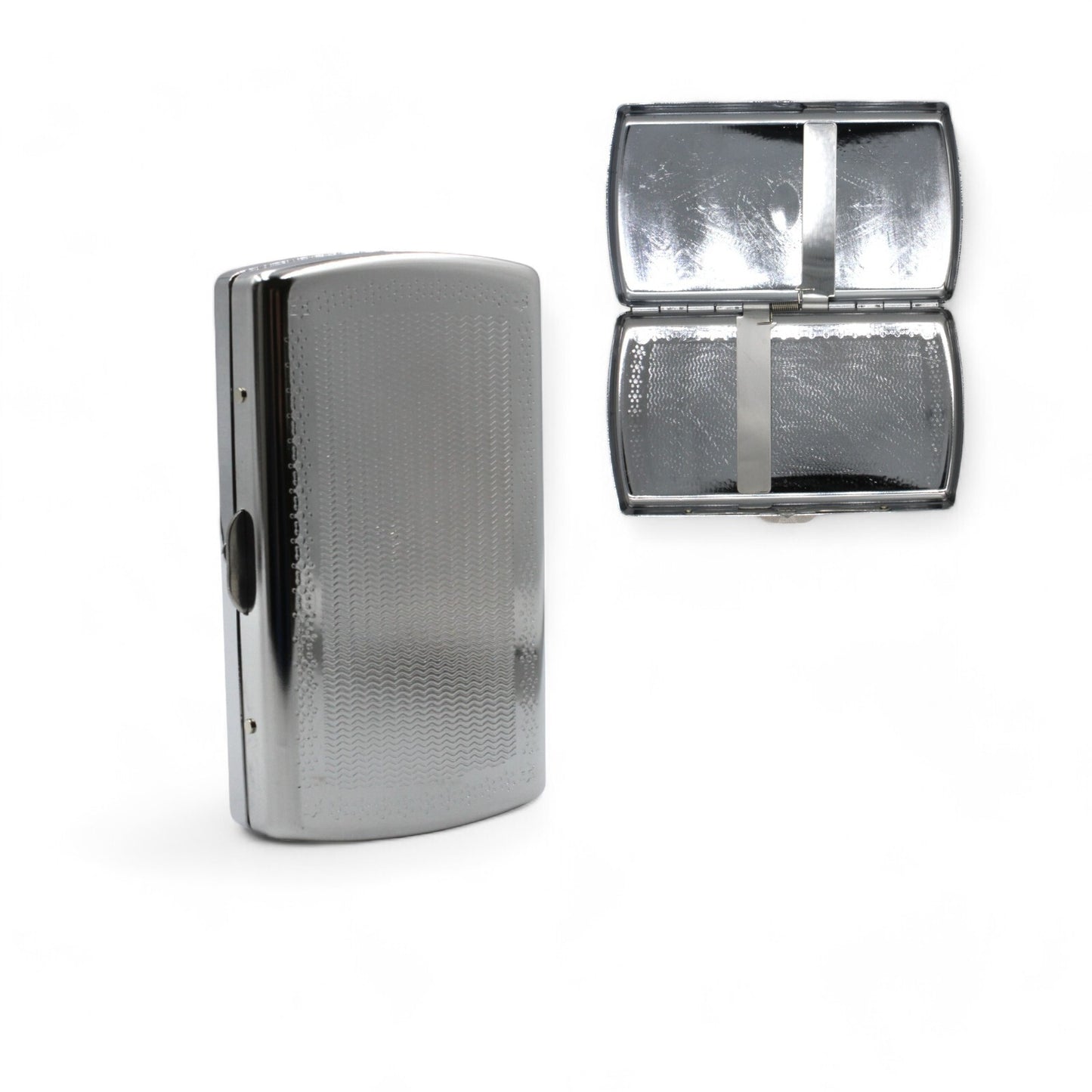 Portable Metal Cigarette Case Classic 12-Piece - Assorted