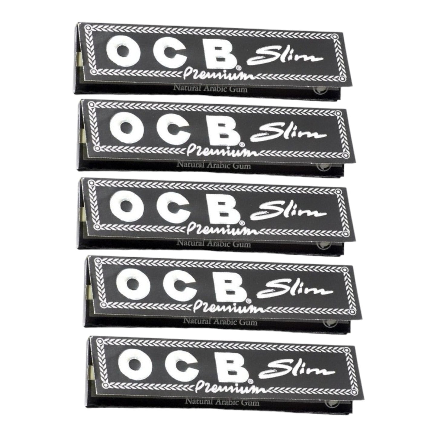 5 Packs OCB King Size Ultra Thin Premium Papers