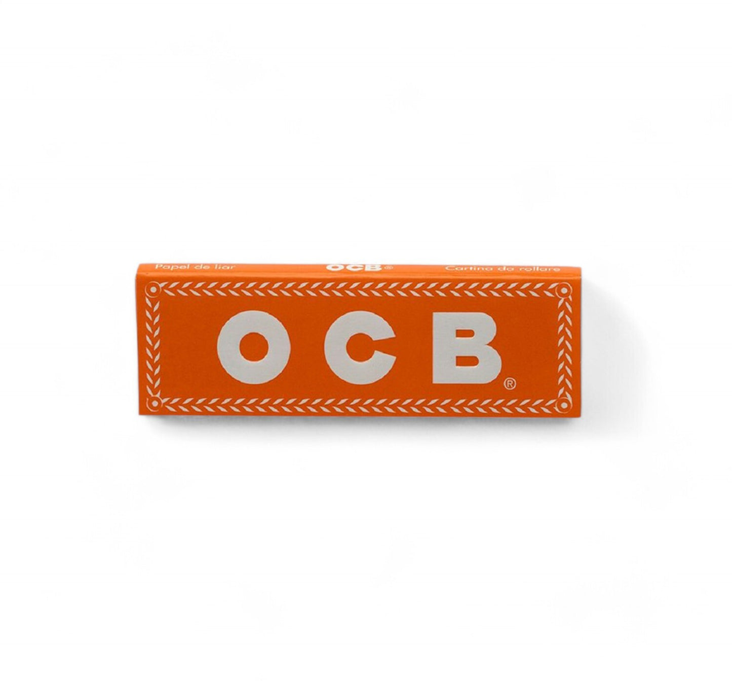 1 OCB Orange Single Regular Size Papers Cigarette Rolling 50 Leaves