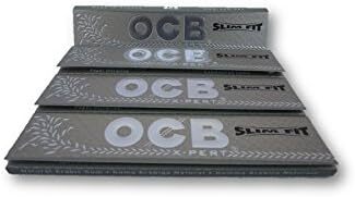 OCB Unbleached Silver X-Pert King Size Slim Fit Premium Rolling Papers