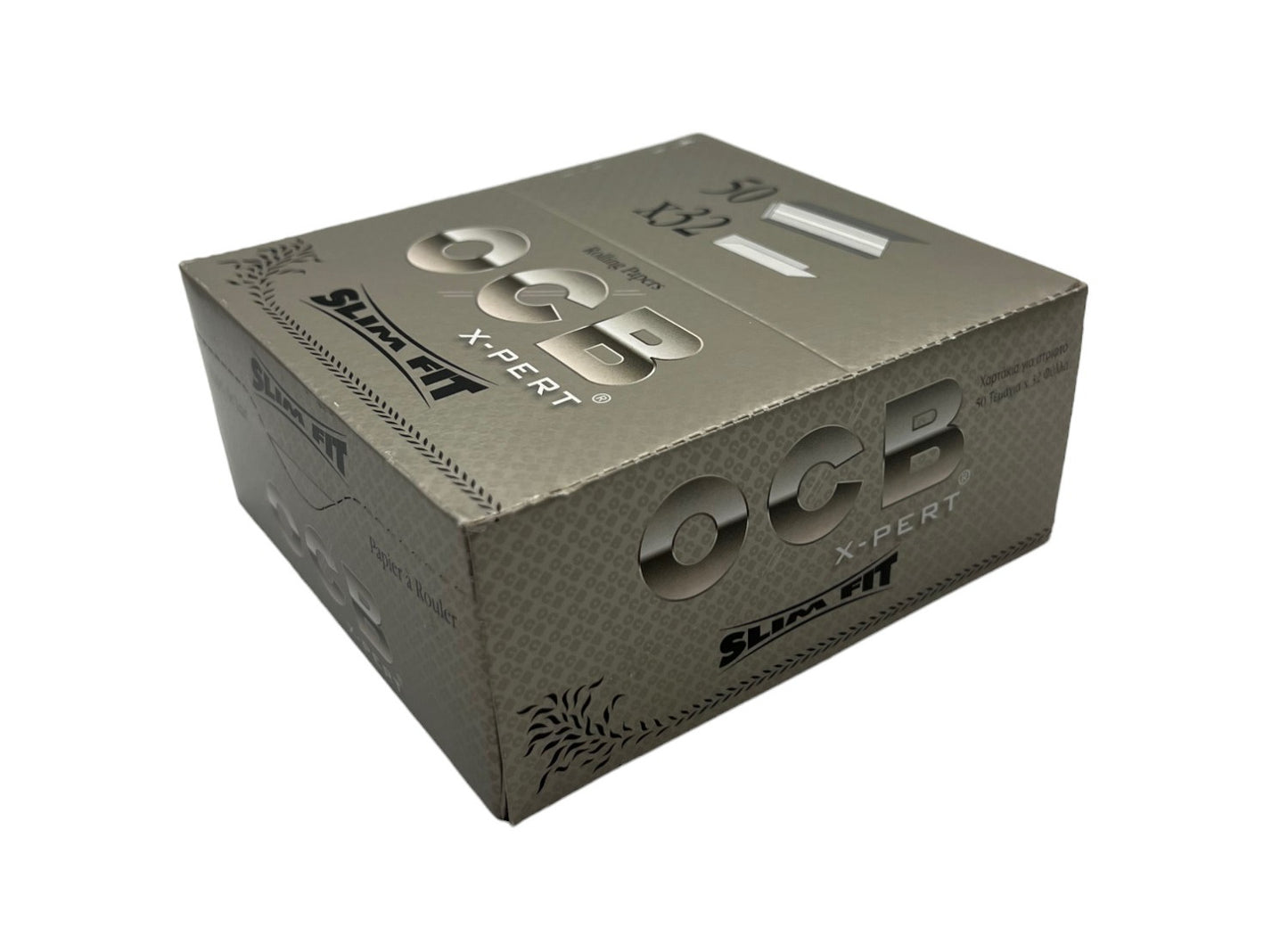 OCB Unbleached Silver X-Pert King Size Slim Fit Premium Rolling Papers