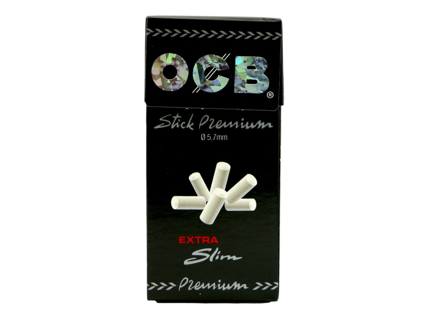 OCB Premium Extra Slim Filter Tips Stick - 1 Pack of 120 Ultra Slim Filters