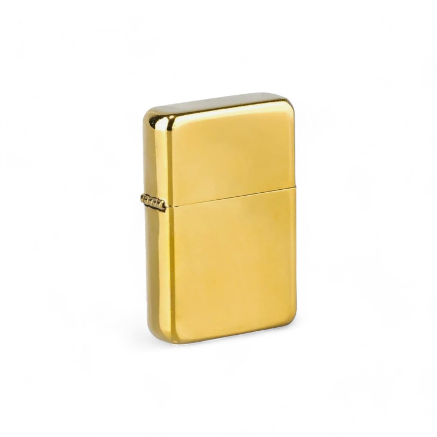 Gold Oil Lighter Metal Flip Top Windproof