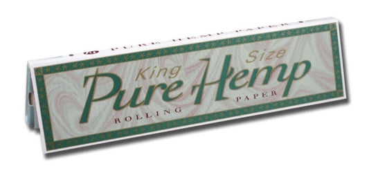 Pure Hemp King Size Rolling Papers (33 Leaves Per Booklet)