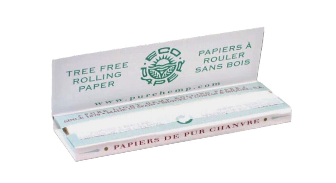 Pure Hemp Regular Size Rolling Papers (50 Leaves Per Booklet)