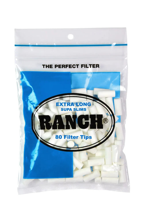 Ranch Extra Long Supa Slim Blue Filters (80 Tips)