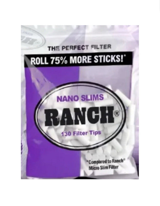 Ranch Nano Slim Purple Filters (130 Tips)