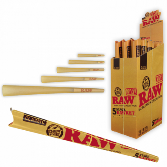 Raw 5 Stage Rawket Cone Sets from 1 1/4 Kingsize to Supernatural