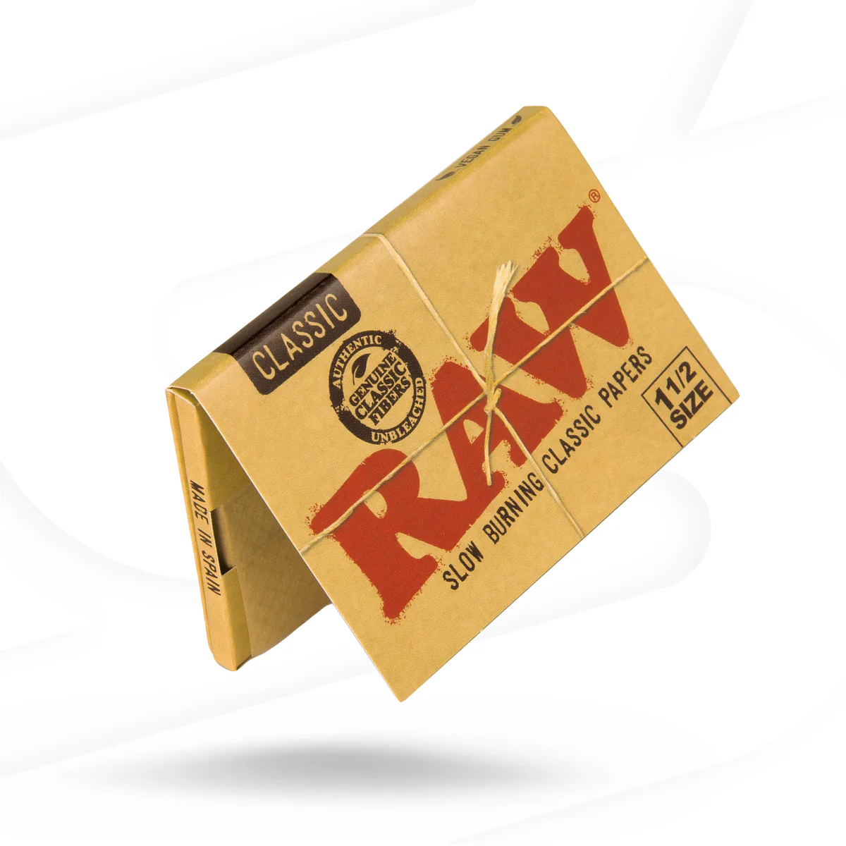 RAW Classic 1 1/2 Natural Unrefined Rolling Papers (33 Leaves)