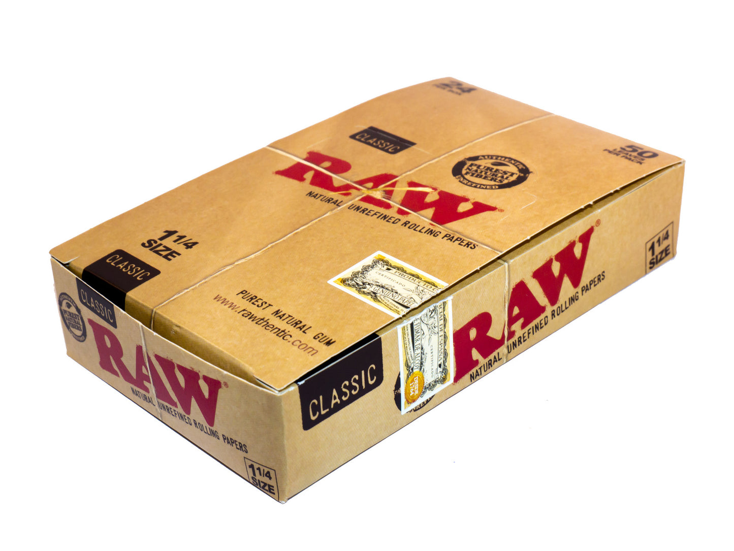 Box of 24 RAW Classic 1 1/4 Papers