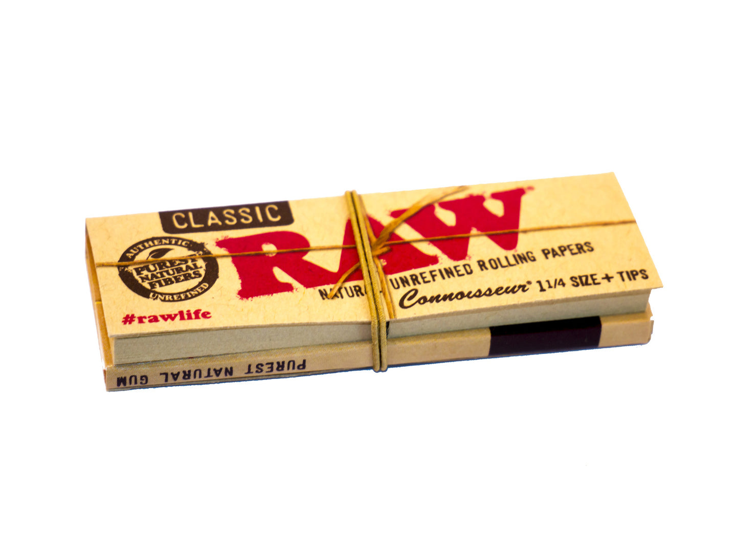 Box of 24 RAW Classic 1 1/4 Papers with Tips