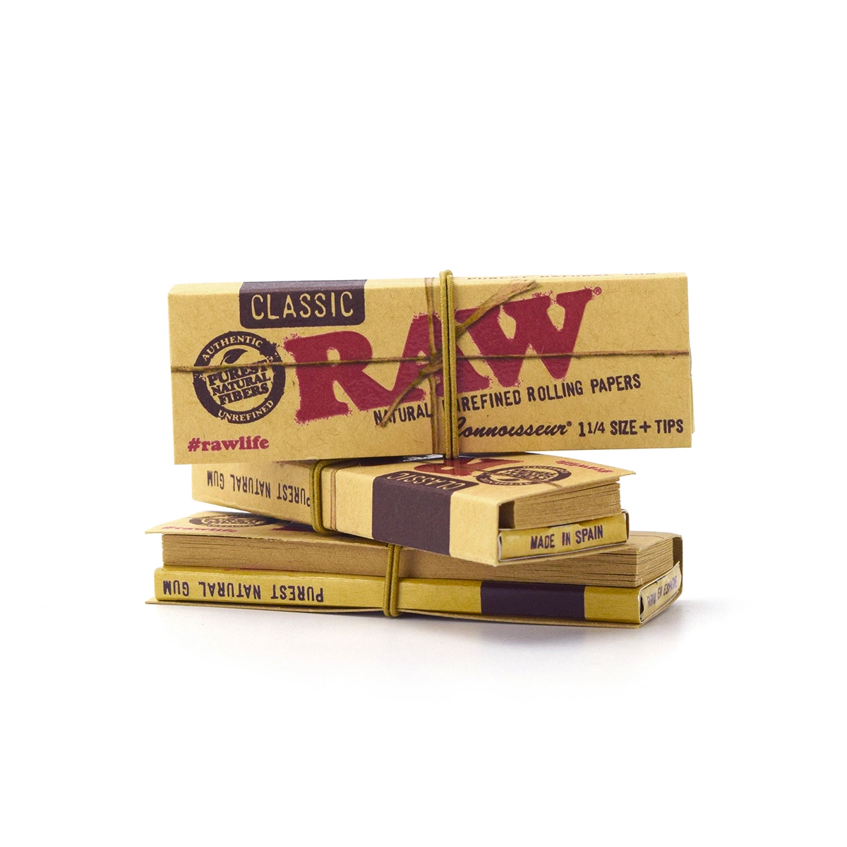 RAW Classic 1 1/4 Papers with Tips (50 Leaves)