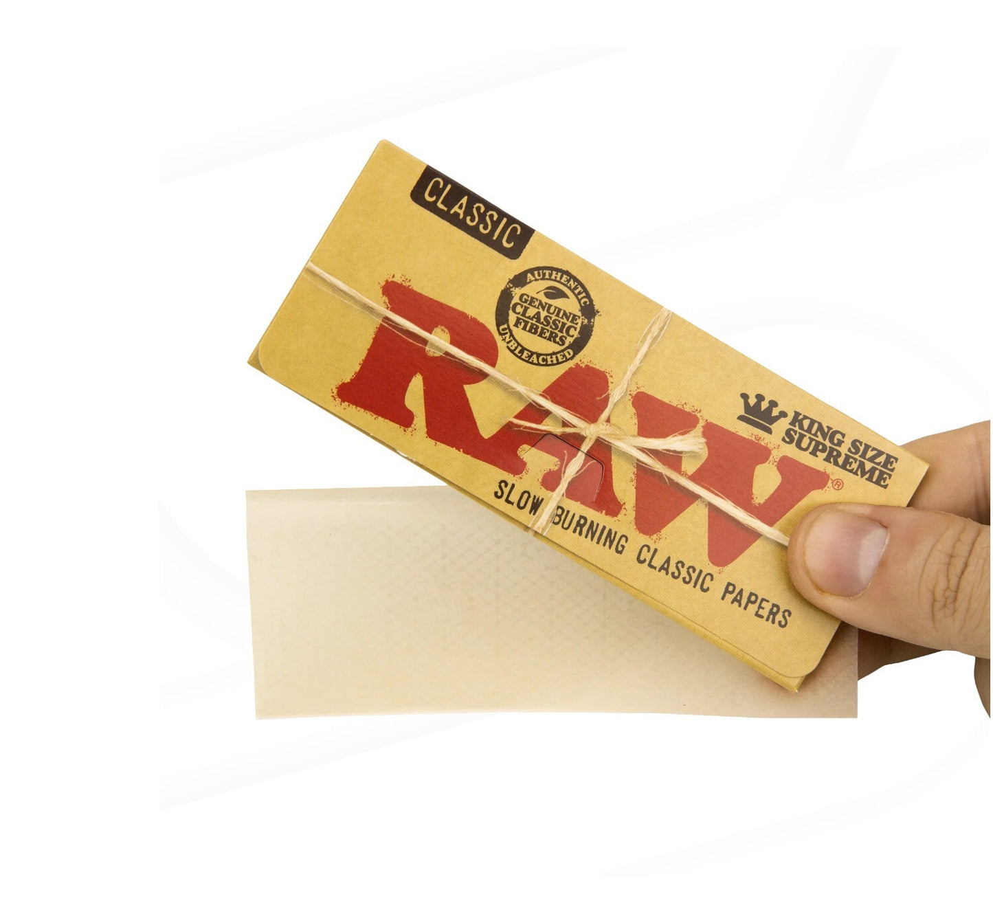 3 x RAW King size Supreme Classic Natural Papers Smoking Tobacco Paper