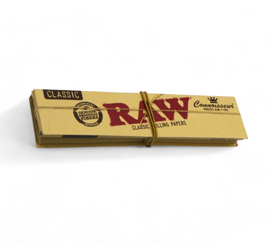 RAW Classic King Size Slim with Tips (32 Leaves)