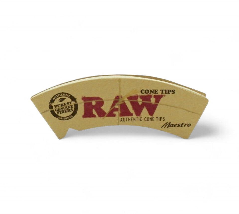 RAW Cone Tips Natural Paper Filter Maestro (32 Tip Booklet)