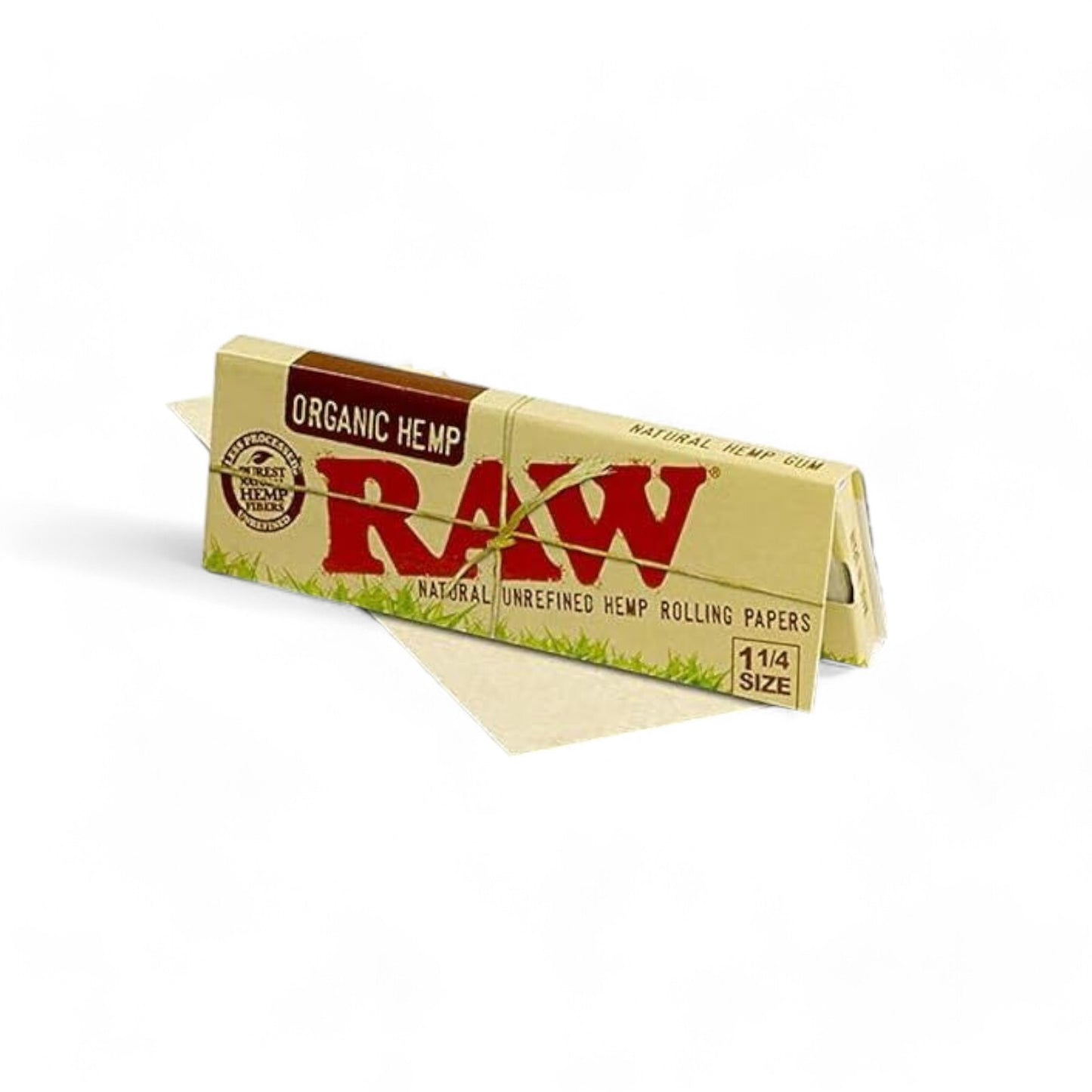 RAW Organic Hemp 1 1/4 Rolling Papers (50 Leaves)