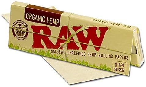 RAW Organic Hemp 1 1/4 Papers (50 Leaves)