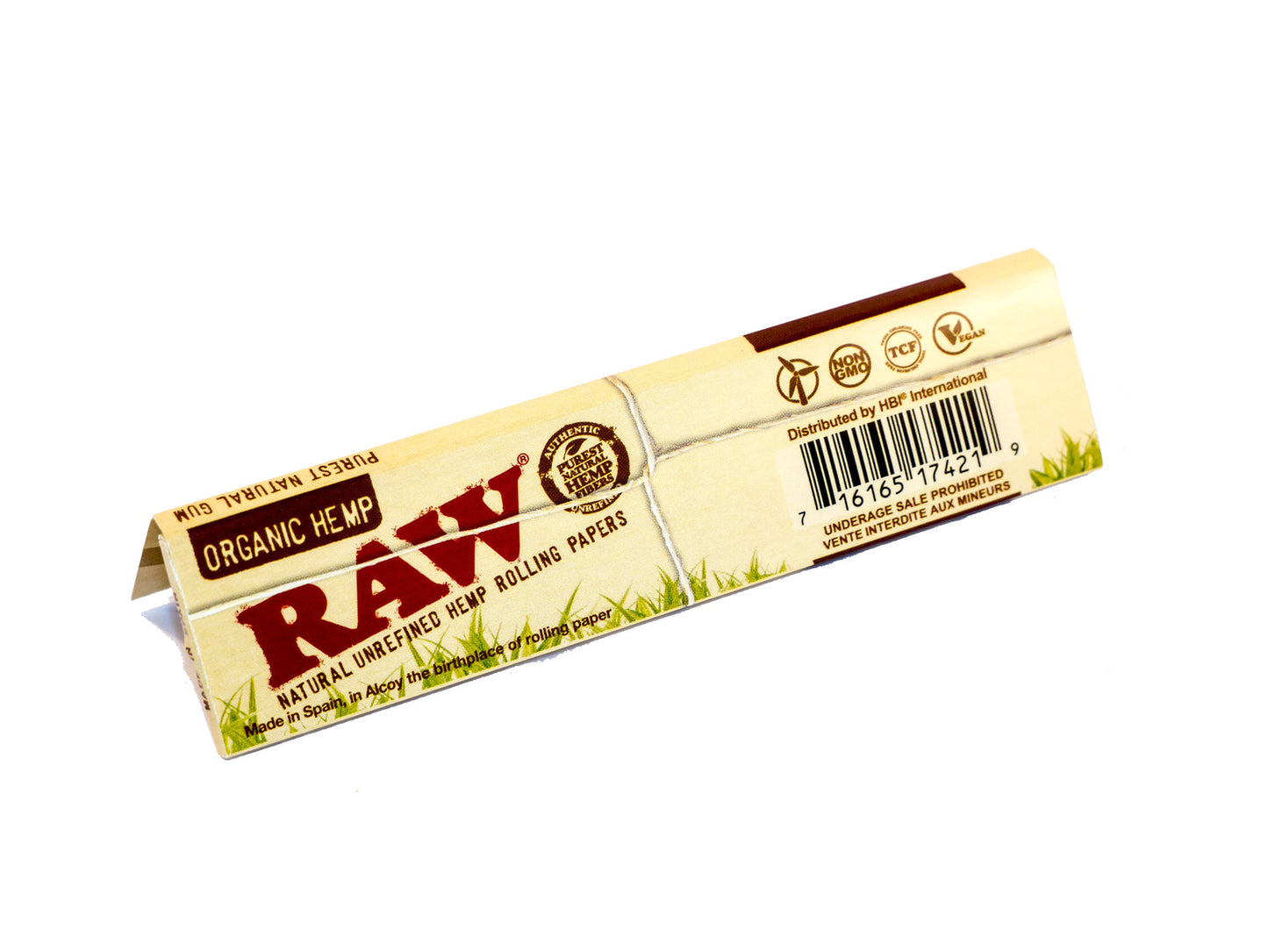 RAW King Size Slim Organic Hemp Rolling Papers