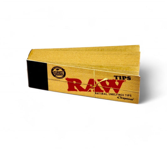 RAW Original Tips Natural Paper Filter (50 Tip Booklets)