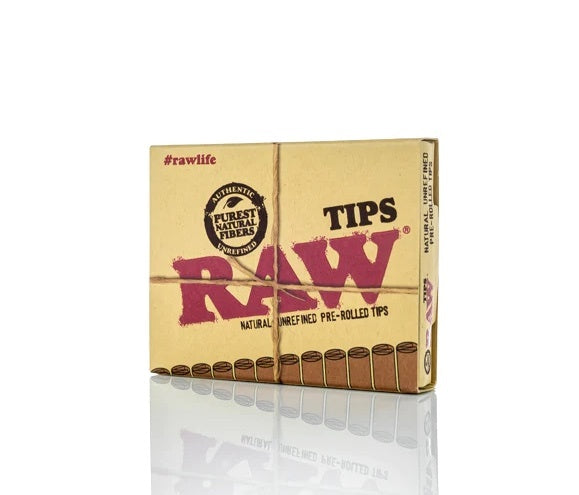 RAW Natural Pre Rolled Tips (21 Tip Pack)