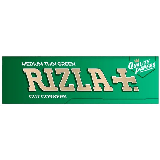 Rizla Medium Thin Green Rolling Papers (100 Sheets)