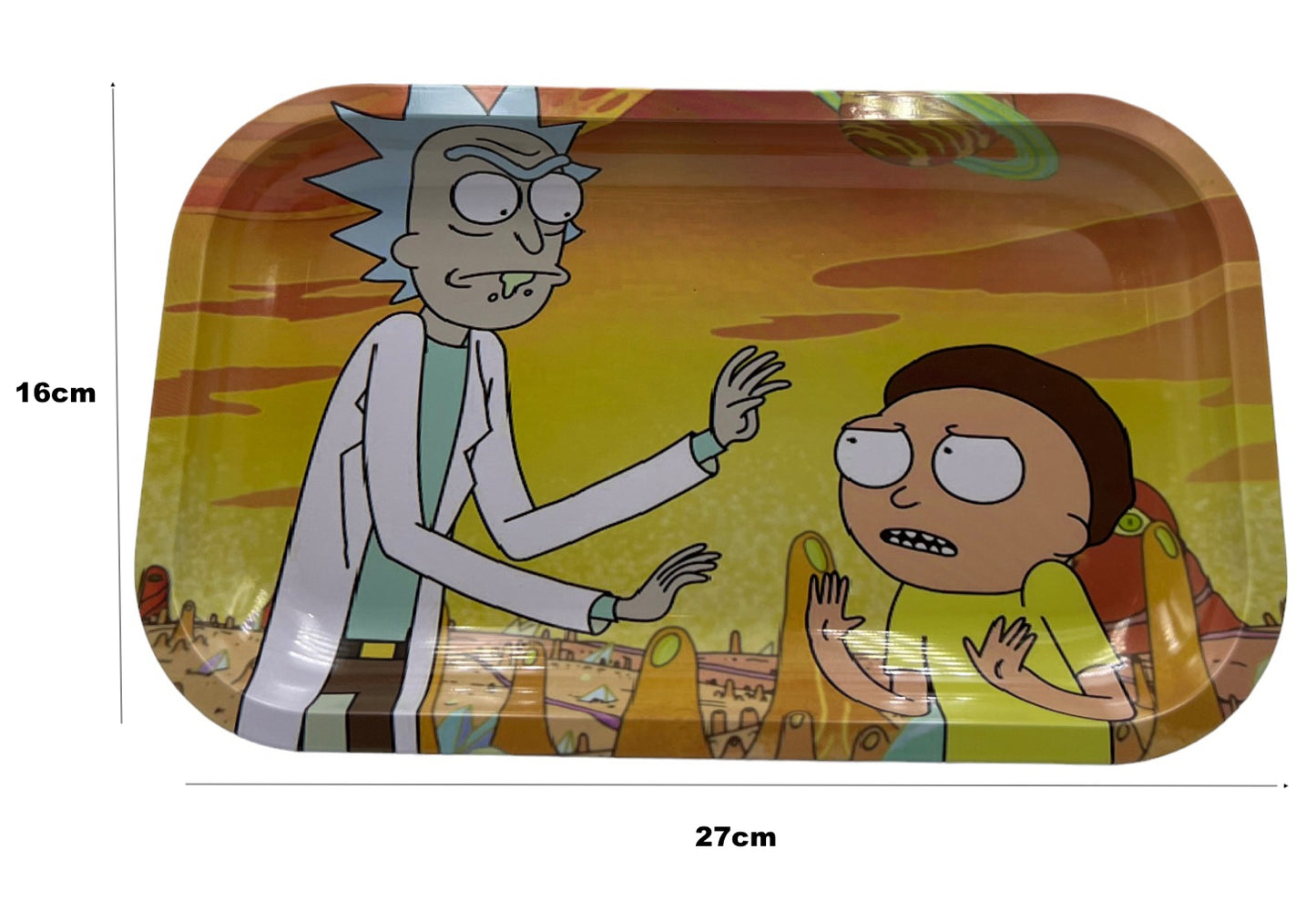 Metal Rolling Tray 2 (27 x 16 x 2cm)