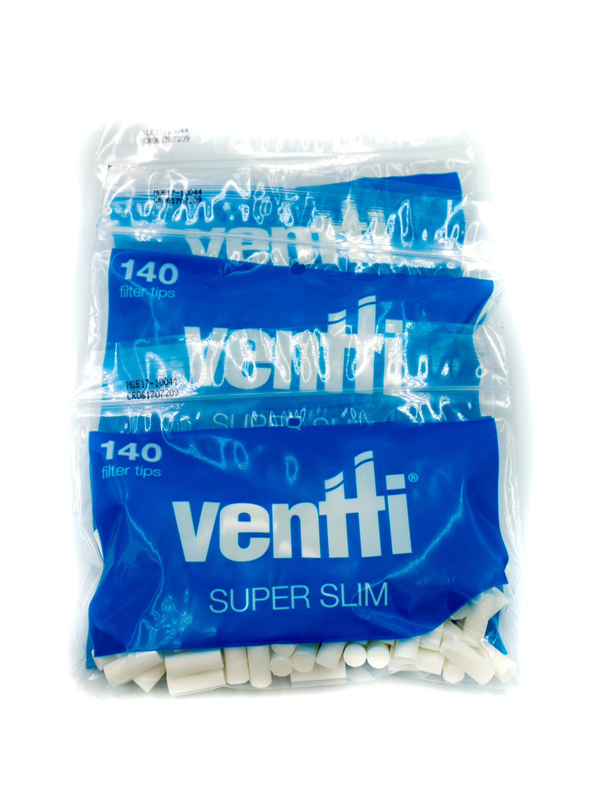 Box of 12 Ventti Micro Super Slim Blue Filter Tips (1680 Tips)