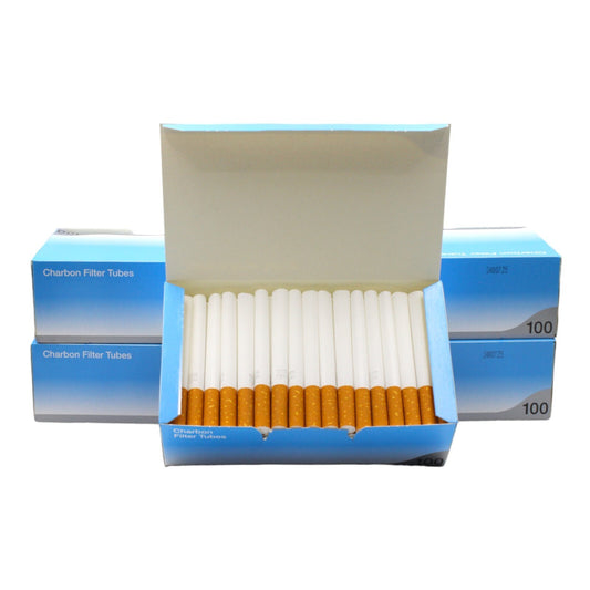 500x Ventti Premium Charbon Filter Tubes Cork Blue