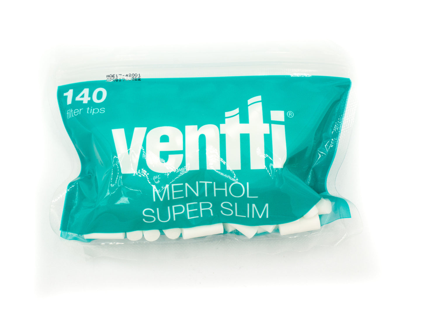 Box of 12 Ventti Menthol Super Slim Green Filter Tips (1680 Tips)