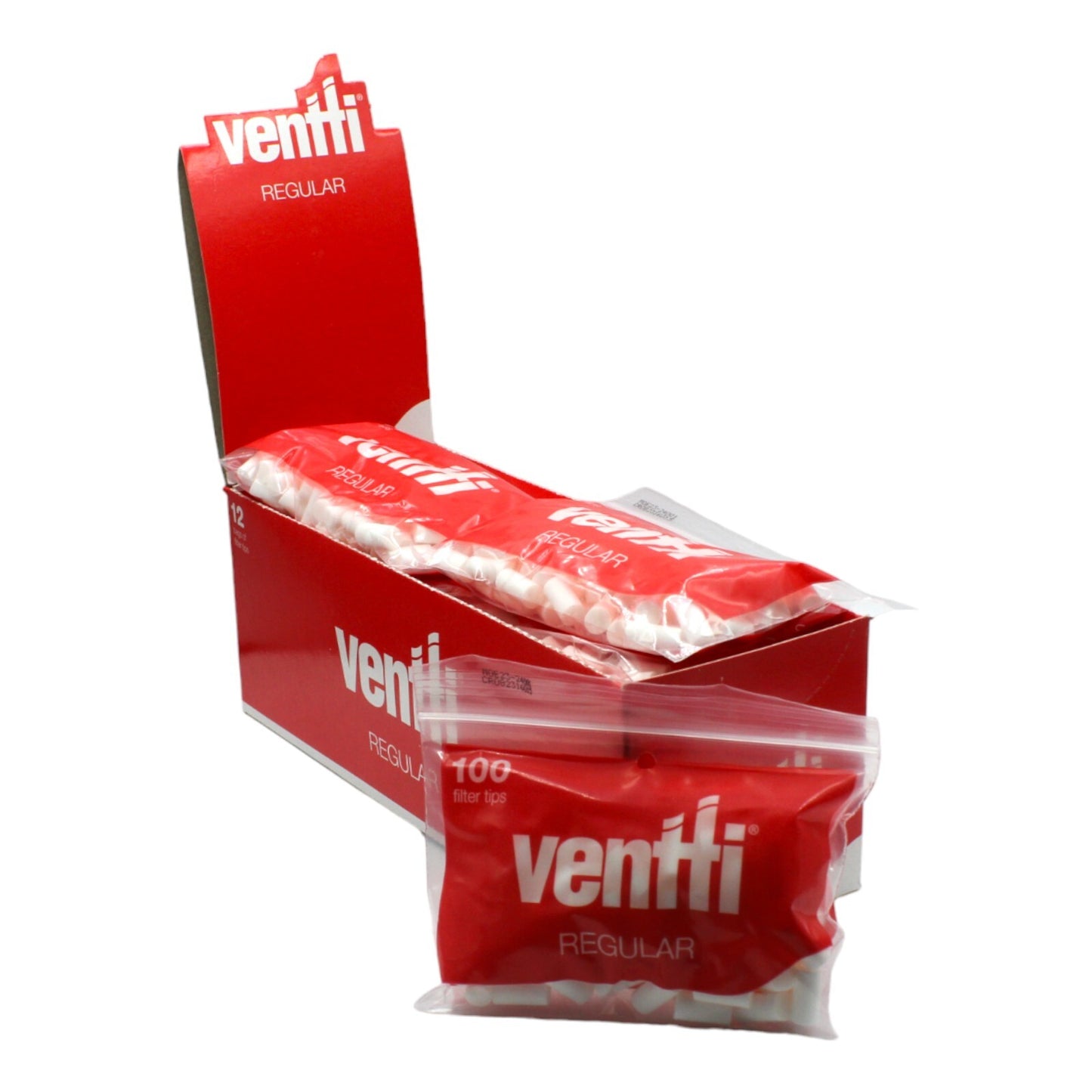 Ventti Red Regular Filter Tips (100 Count)