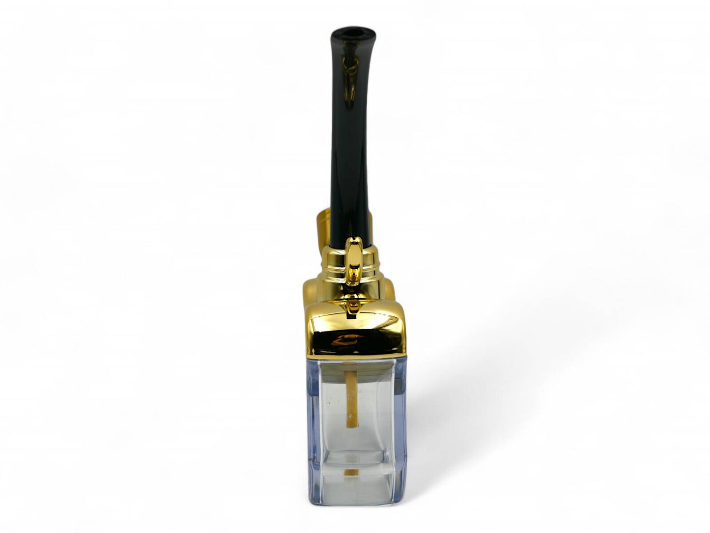 Apple Water Pipe Filtered Smoke Tobacco Herb Hookah Shisa Bong Filter - Gold