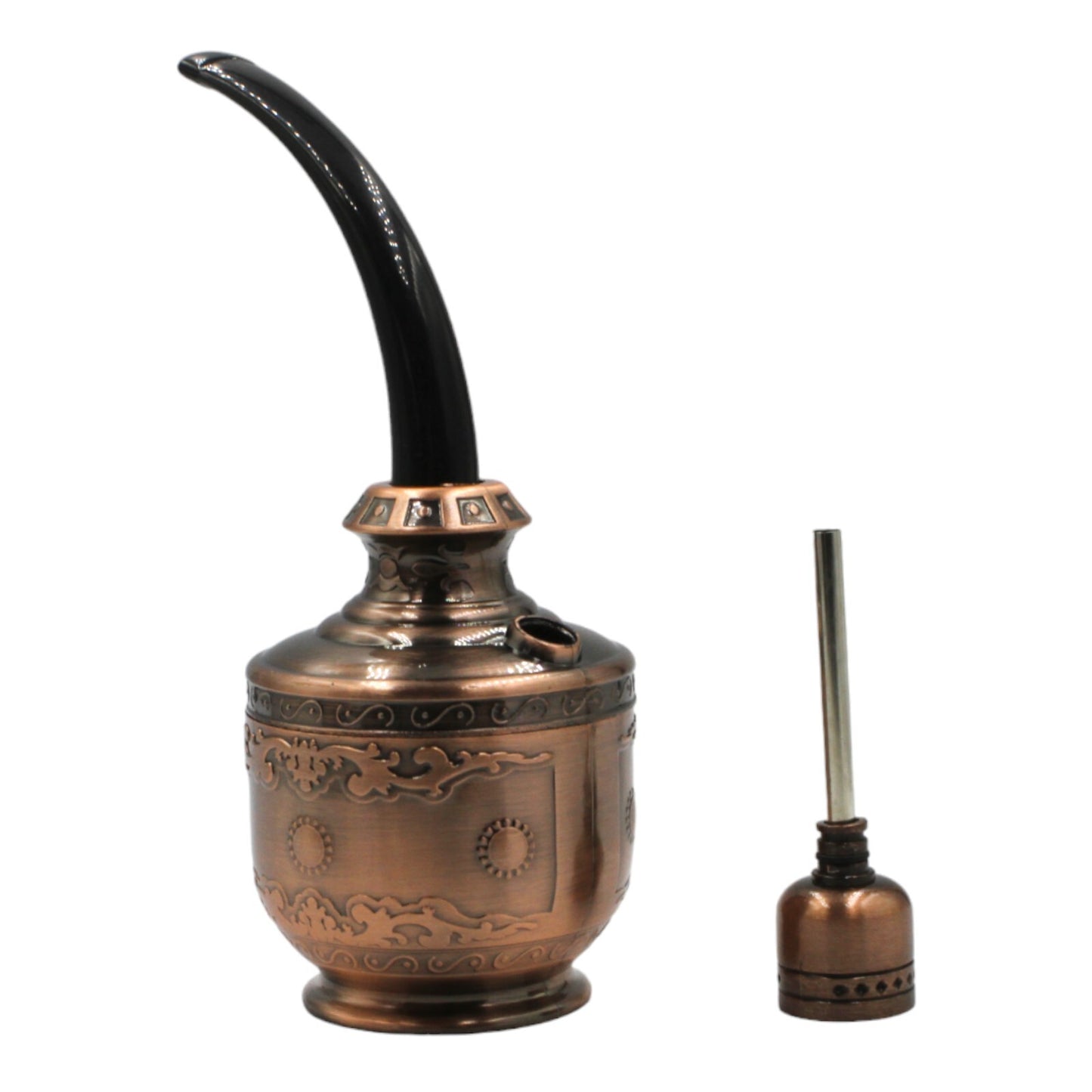 Filtered Water Pipe Tobacco Herb Cigar Filter Holder - Copper